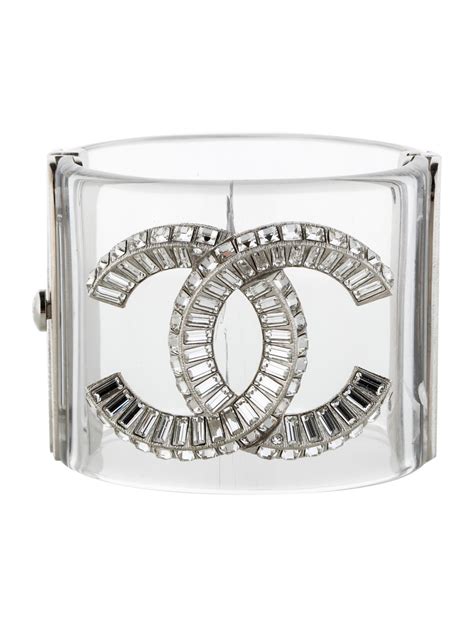 clear chanel cuff bracelet|chanel cuff bracelet price.